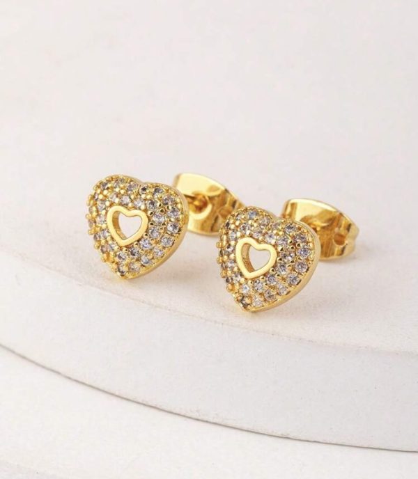 Aretes corazón - Imagen 2